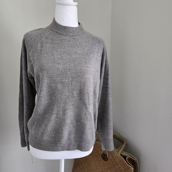 GEOFFREY BEENE mens Large sweater vest beige, Brown  💯 acrylic 