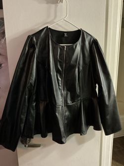 BLACK JACKET NOT LEATHER XL