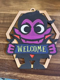 Halloween Welcome Sign Paint Kit