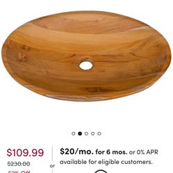 Wood Sink