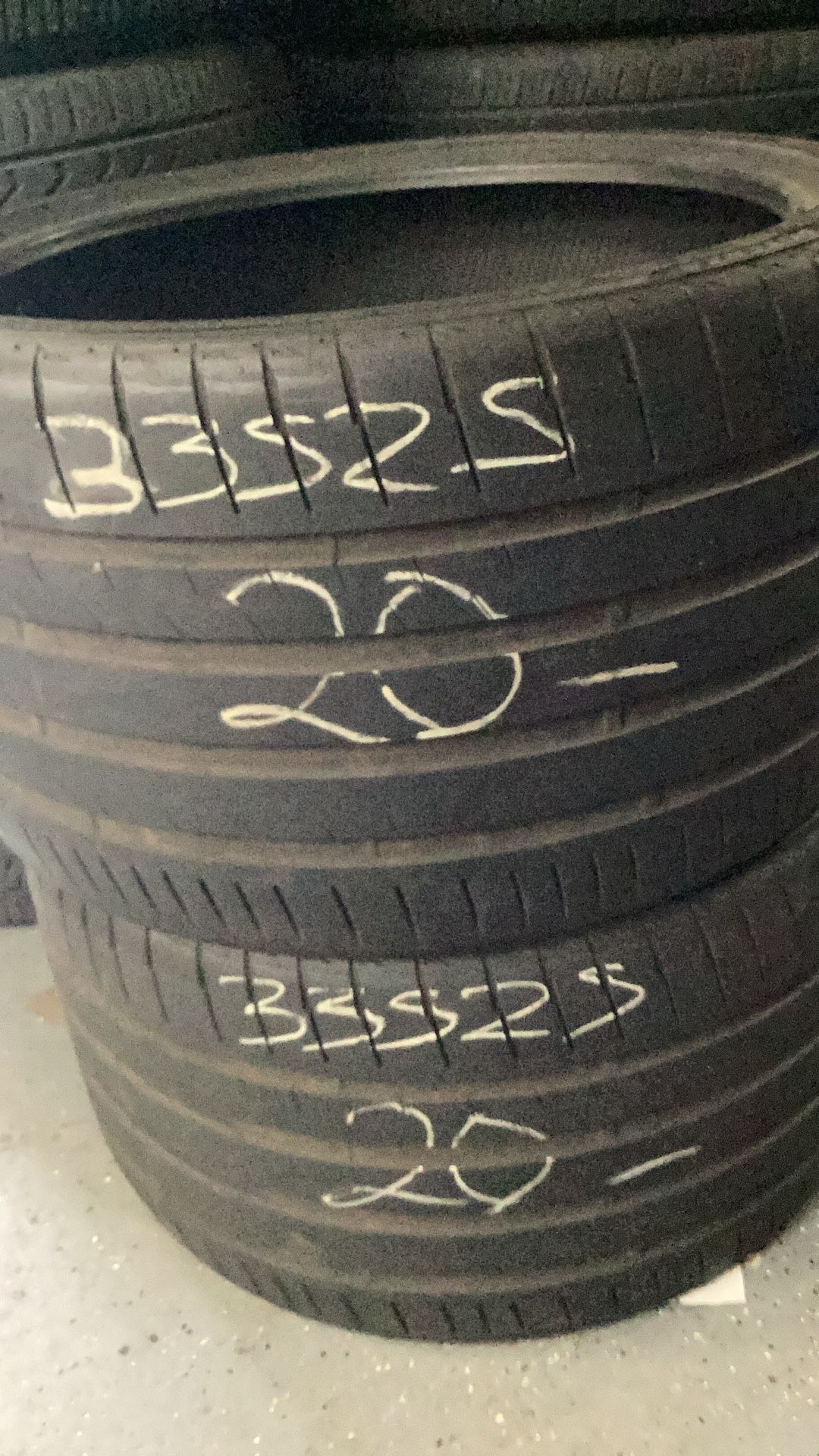 Pair Of 335/25/20. Bridgestone
