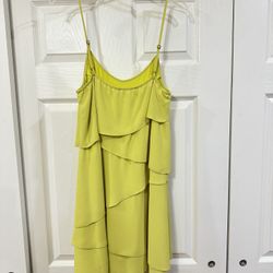 BCBG Lime Green Short Dress Size Small