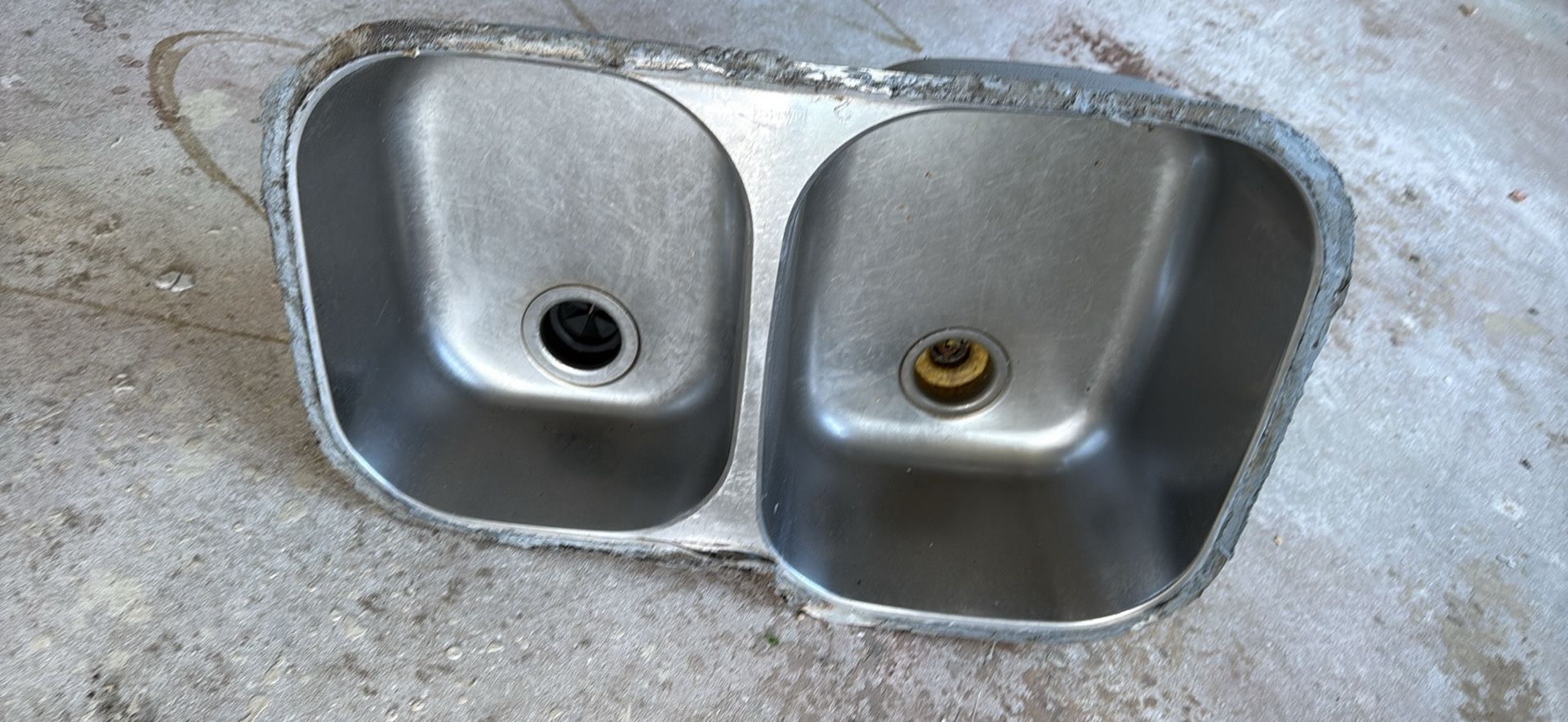 Stainless steel double basin sink FRANKEE brand