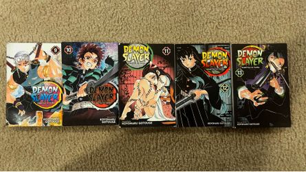 Demon Slayer Manga Volumes 9-13