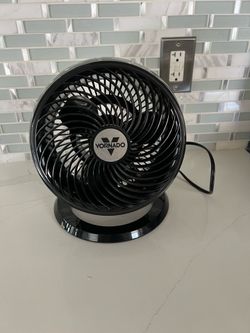 Vornado Compact Whole Room Air Circulator Table Fan, Model:  5350, Black