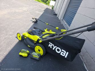 Lawnmower Combo, Ryobi 40V Tools