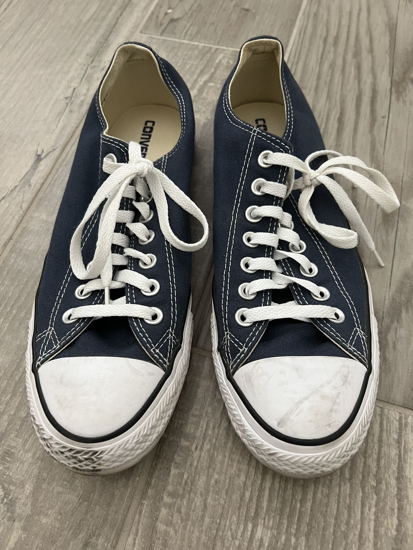 Navy Converse Shoes - W10.5/M8.5