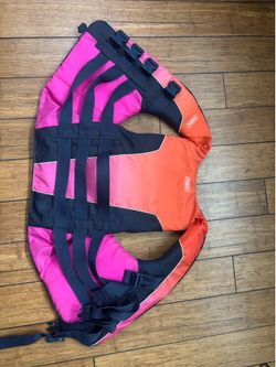 DBX Adult Life Jacket Pink/Orange - L/XL