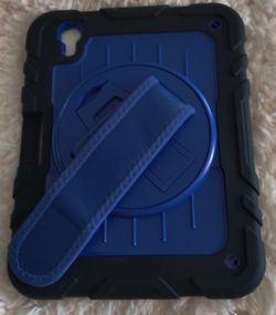 iPad Mini 7 full protective standing case with strap $20