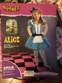 Child Alice in wonderland costume