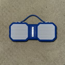 Coby Bluetooth Speaker – Blue/White – $15