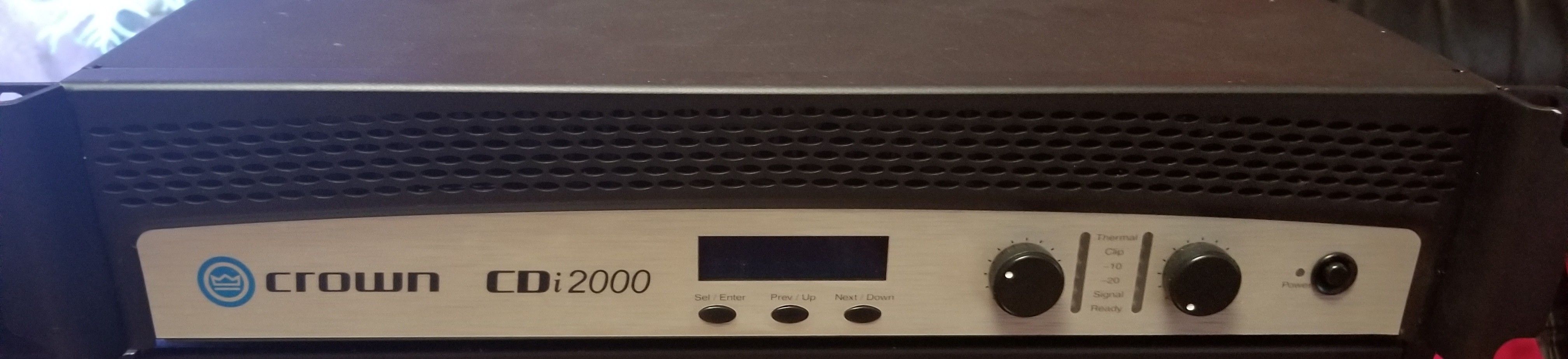 Crown CDi-2000 amplifier