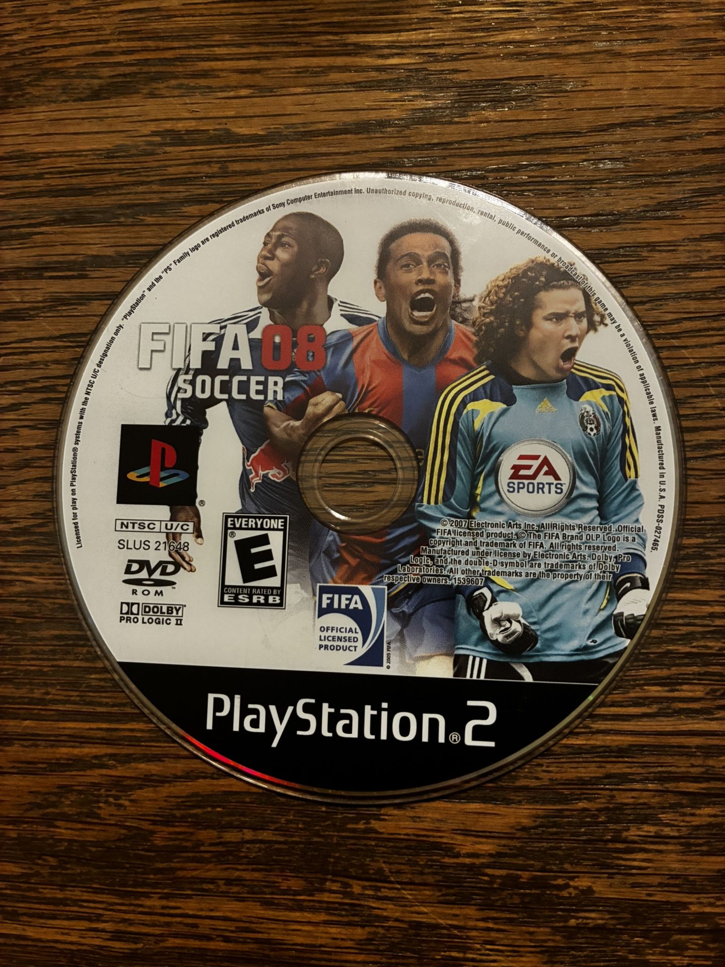 FIFA 08 PlayStation 2