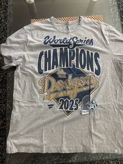 LA Dodgers 2025 World Series Champions T-Shirt - 2XL (Never Worn)