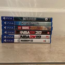 PS4 Games $15 Each PERFECT CONDITION 