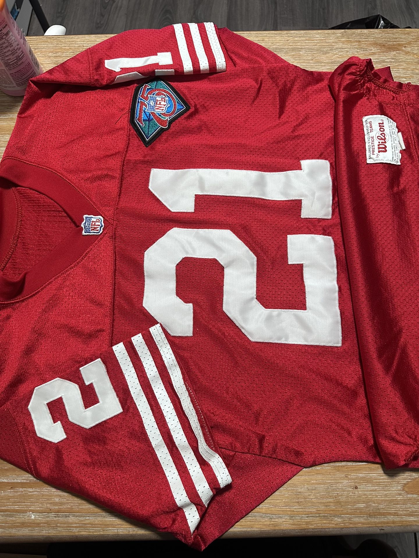 Wilson Deion Sanders Jersey #21 49ers