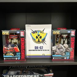 Studio Series TfOne Megatron, Optimus Prime, AND DNA Upgrade Kit, Transformers Toys for Sale!