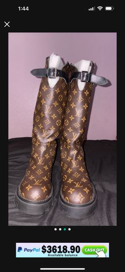 Louis Vuitton, Tall Boots Dark Brown