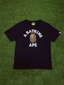 Black College Bape Tee