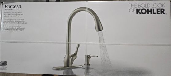 Barossa

Pull-Down Kitchen Faucet With Soap/Lotion Dispenser Vibrant. Stainless Finish