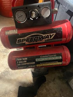 Speedway Twin Tank 2 Gallon Air Compressor