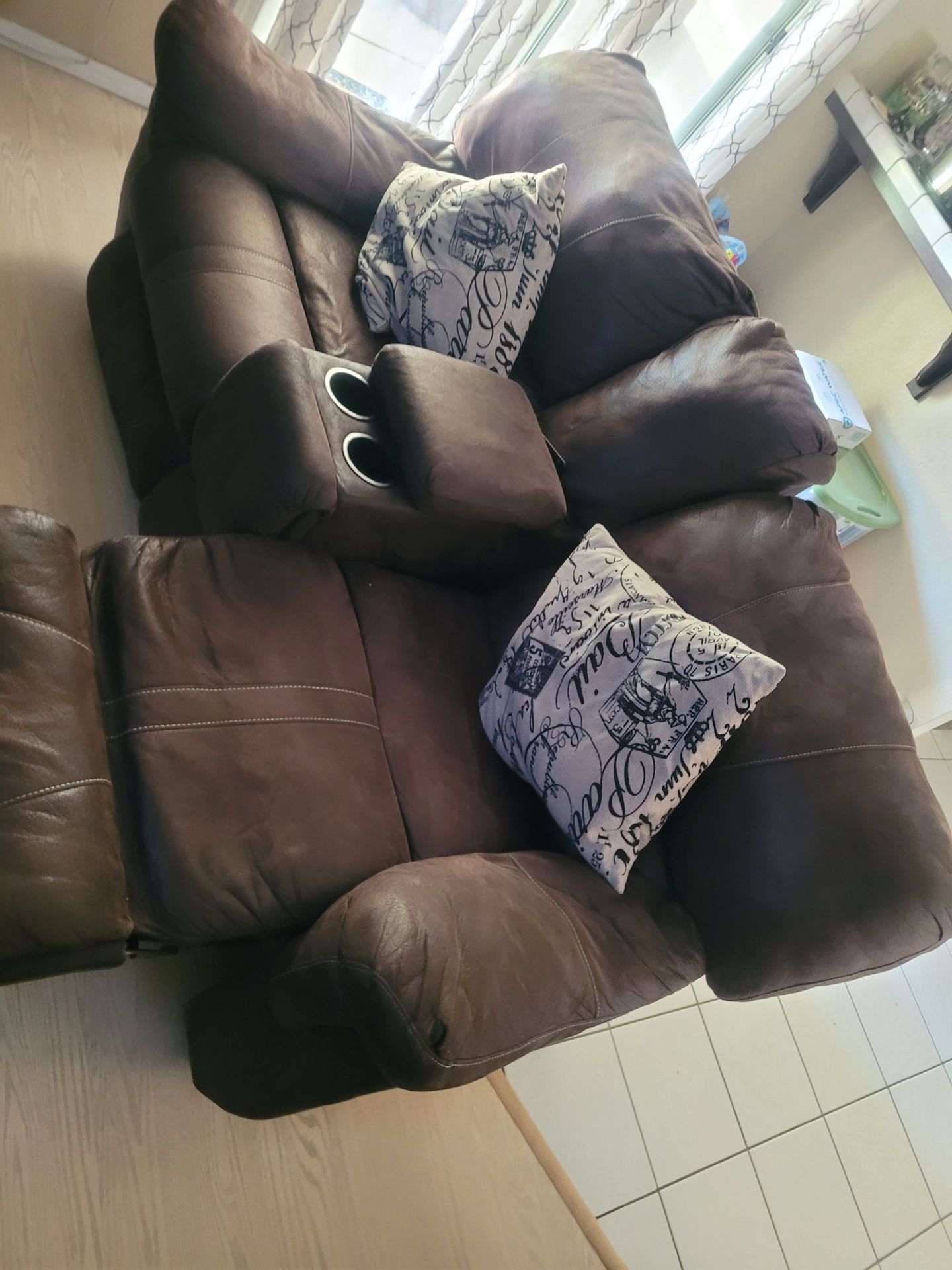 Brown Sofa Set