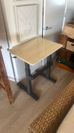 Standing Desk with Adjustable Frame