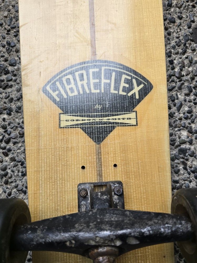 G&S 44" Fibreflex Kicktail Super Rare Longboard Skateboard Cruiser