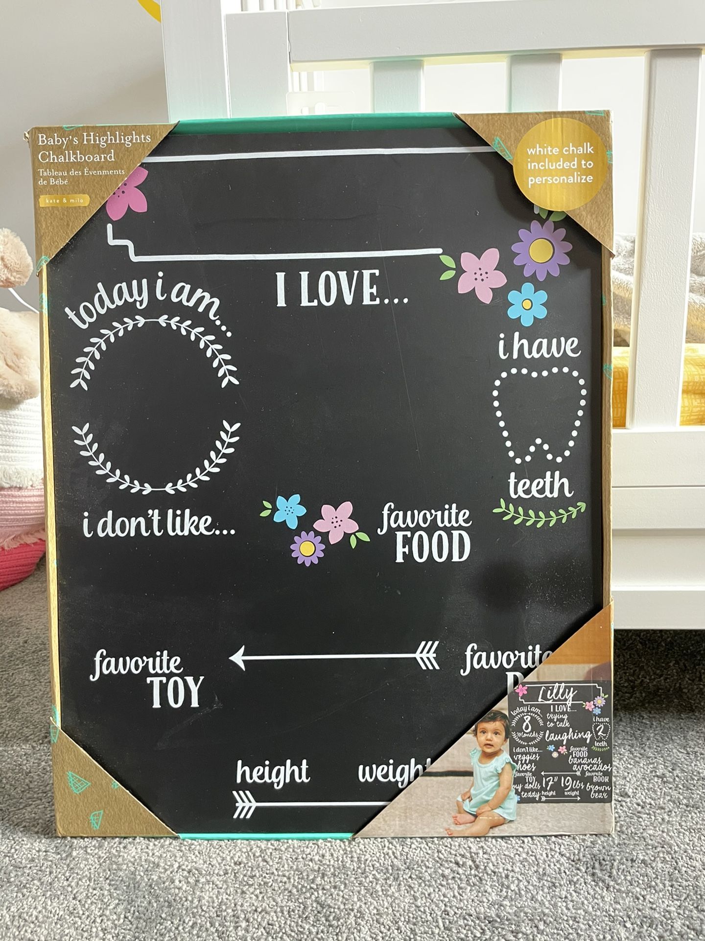Baby’s Highlights Chalkboard