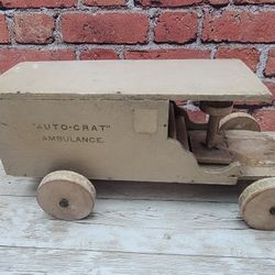 1918 Wooden Red Cross Ambulance by Auto-Crat Shapleigh Hardware Co. 