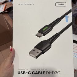 5 Piece Fast Charging Cords Type C