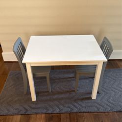 Potterybarn Kids Table And 2 Chairs