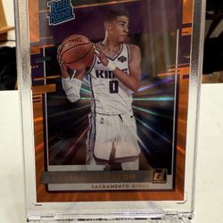 2020-21 Panini Donruss - Rated Rookies Tyrese Haliburton #231 Orange Laser (RC)