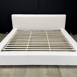 Castlery Dawson King Size Storage Bed (Beach Linen)