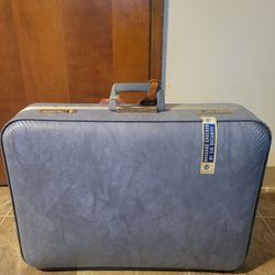vintage hardshell suitcase