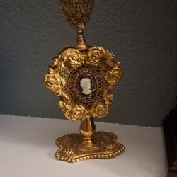 Antique Victorian Cameo Perfume Bottle