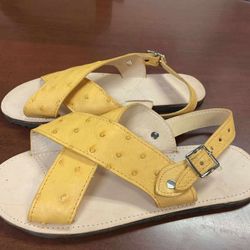 Huaraches de piel exotica original