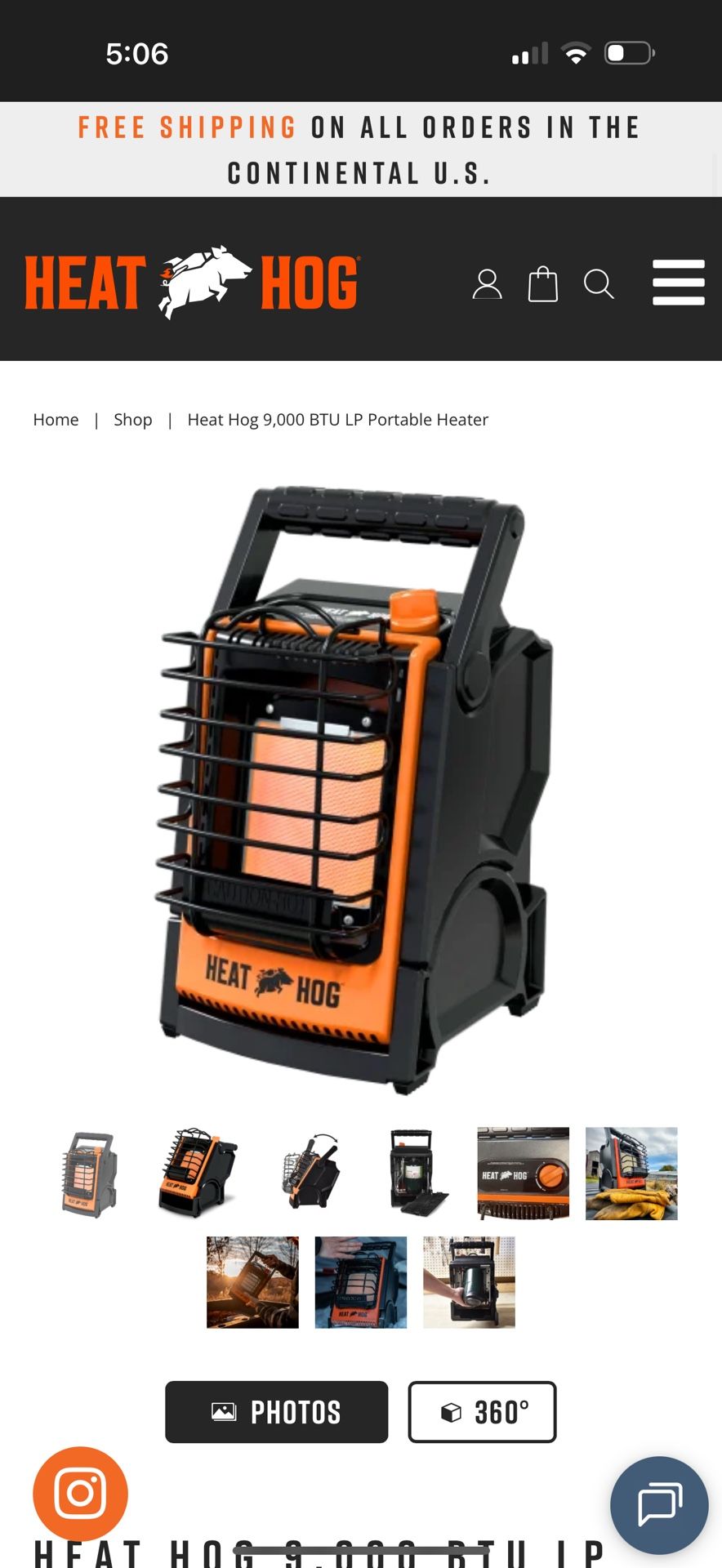 Heater Factory-Reconditioned Big Buddy Heater