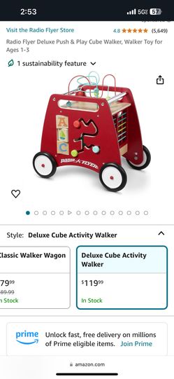 Deluxe Radio Flyer Activity Walker 