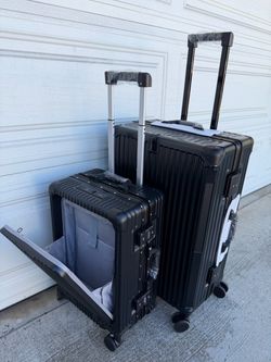 28inch and carry on with laptop set