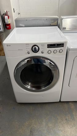 LG Front Load Dryer – Sensor Dry, Stackable, White