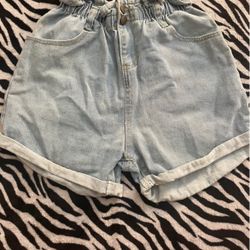 Light Washed Shorts