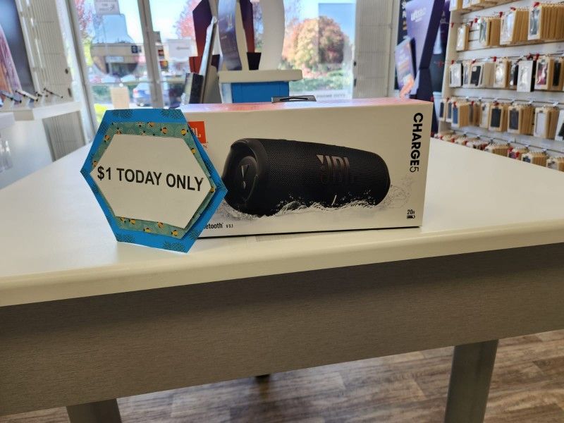 JBL Charge 5 - Pay $1 DOWN AVAILABLE - NO CREDIT NEEDED