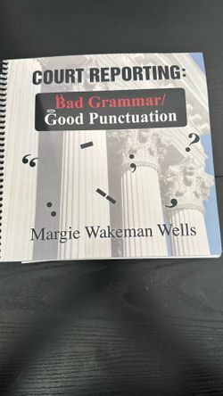 court reporting book