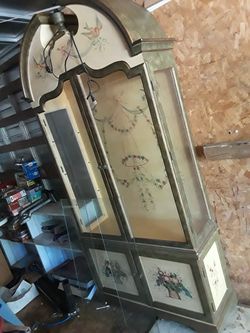 Old antique china cabinet missing glass