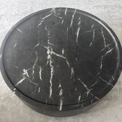 West Elm Indoor/Outdoor Marble Coffee Table (36")