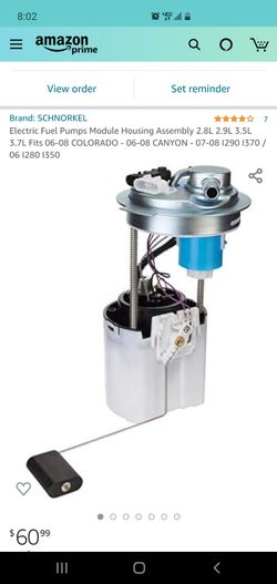 Electric Fuel Pumps Module Housing Assembly 2.8L 2.9L 3.5L 3.7L Fits 06-08 COLORADO - 06-08 CANYON - 07-08 I290 I370 / 06 I280 I350
