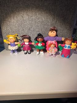 Cabbage Patch Kids Mini Figures Lot of 6