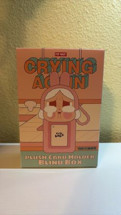 POPMART  Crying Again Plush Card Holder Blind Box