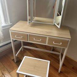 White Vanity Set 